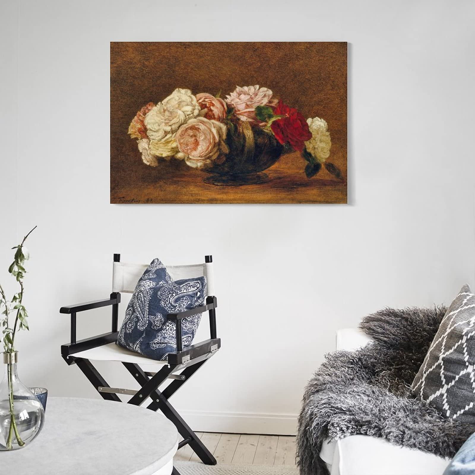 Amazon.co.jp: ポスターリトグラフの版画家アンリ・ファンタン